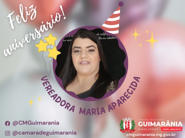 Feliz Aniversário Maria Aparecida Do Amaral