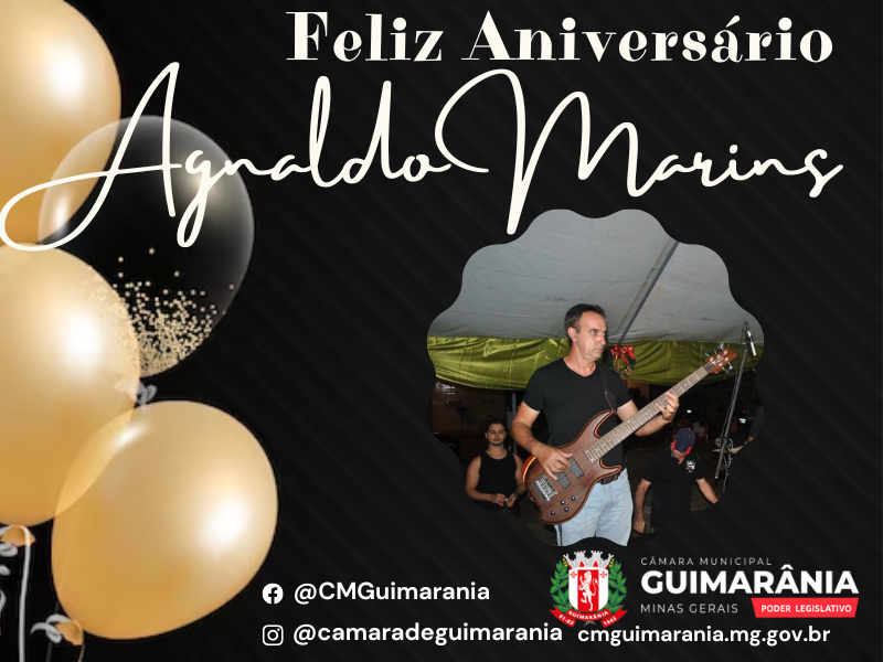 Feliz Aniversário Agnaldo Marins